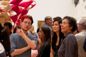 Senior Studio Art show in WCMA